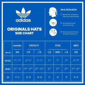 img 1 attached to 🧢 Adidas Men's Trefoil Chain Flatbrim Snapback Hat