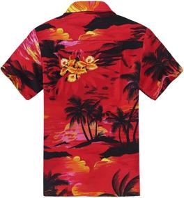 img 1 attached to Hawaiian Shirt Shorts Cabana Sunset