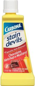 img 4 attached to Мощное средство для удаления пятен: удаляющее пятна средство Carbona Stain Devils Формула 2, средство для удаления пятен, 1.7 унции.