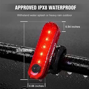 img 2 attached to Enhance Cycling Safety with LUMINTOP Bike Tail Light Type 🚴 C Rechargeable BT1 - Waterproof, Long Battery Life, Easy to Use