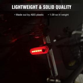 img 1 attached to Enhance Cycling Safety with LUMINTOP Bike Tail Light Type 🚴 C Rechargeable BT1 - Waterproof, Long Battery Life, Easy to Use