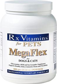 img 1 attached to Enhance Joint Health and Flexibility for Dogs and Cats with Rx Vitamins for Pets MegaFlex - Glucosamine & MSM Formula - 600g Powder