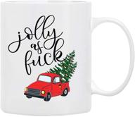 🎄 festively funny christmas coffee mug - perfect holiday gift for friends and family! logo