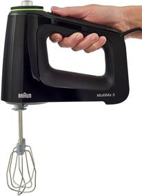 img 2 attached to 🔌 Braun Electric Hand Mixer 9-Speed 350W Lightweight Soft-Grip Anti-Slip Handle + Multi-Whisk & Dough Hooks Kneading Set + Storage Bag - MultiMix 5 HM5100