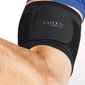 img 4 attached to 💪 Bicep and Tricep Compression Sleeve/Wrap – Effective Relief for Tendonitis, Muscle Strains, and Compression Arm Support