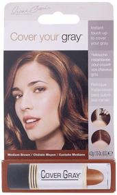 img 2 attached to 👍 Quick and Easy Gray Coverage: Cover Your Gray Touch-Up Stick in Medium Brown