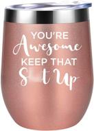 🍷 seo-optimized coolife wine tumbler - ideal thank you gifts for women, friends, coworkers - funny & thoughtful christmas, birthday, and friendship presents for women, daughters, sisters, and employees logo