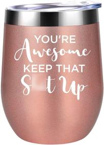 img 4 attached to 🍷 SEO-Optimized Coolife Wine Tumbler - Ideal Thank You Gifts for Women, Friends, Coworkers - Funny & Thoughtful Christmas, Birthday, and Friendship Presents for Women, Daughters, Sisters, and Employees