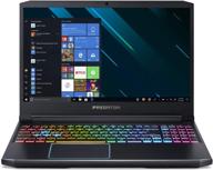 💻 acer predator helios 300 - 15.6" gaming laptop with intel i7-9750h, 16gb ram, 512gb ssd, windows 10 home (renewed) logo