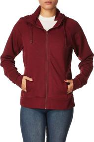 img 4 attached to Danskin Womens Double Collar Burgundy Sports & Fitness