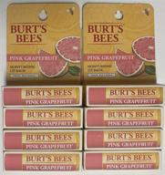 burts lip balm pink grapefruit pack: 💄 8 bee lip balms in .15 ounce size logo