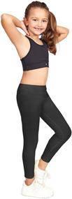 img 1 attached to 🩲 CAOMP Leggings: Experience Certified Organic Spandex Comfort for Girls' Clothing