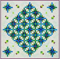 🌟 dimensional quilt pattern swd-223-ms featuring mexican star dance logo