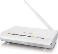 zyxel nbg416n: high-speed wireless n router with enhanced antenna logo