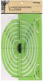 img 1 attached to 📏 Chartpak Large Isometric Ellipses Drafting Templates - Set of 25 Ellipses