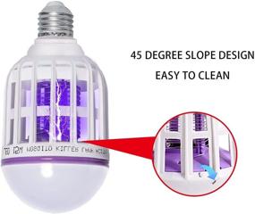 img 2 attached to Powerful 2 Pack Bug Zapper Light Bulbs - Achieve Mosquito-free Indoor & Patio Bliss with UV LED Bulbs