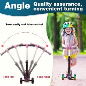 img 1 attached to 🛴 Forc 3-Wheeled Scooter 3 in 1 for Kids - Adjustable Height, Extra-Wide Deck, Back Wheel Brake - Kids and Toddler Scooter for Boys and Girls (Ages 3-9 Years)