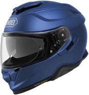 shoei gt-air 2 helmet (small) (matte blue) logo