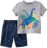 👕 btgixsf little boys' clothing outfits: stylish t-shirt sets for trendy kids logo