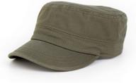 krisphily washed cotton military trucker sports & fitness and team sports logo