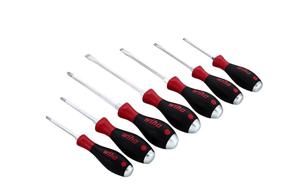 img 3 attached to Wiha 53097 Screwdriver Set: Heavy-Duty 7 Piece Phillips and Slotted Screwdrivers