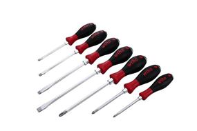 img 4 attached to Wiha 53097 Screwdriver Set: Heavy-Duty 7 Piece Phillips and Slotted Screwdrivers