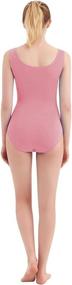 img 3 attached to Womens Spandex Sleeveless Leotard X Small