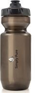 🚰 specialized bikes' simply pure purist 22 oz bpa-free water bottle with moflo cap - ideal for sports and biking logo