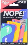 🃏 ridley’s nope! fun card game: action-packed family game for 2+ players, includes 104 game cards & instructions - ideal for kids ages 6+ логотип