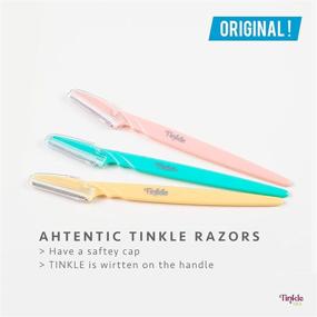 img 2 attached to 🔪 Tinkle Eyebrow Dermaplaning Razor: Efficient Tool for Smoother Brows - 6 Razors, Perfect Holiday Stocking Stuffers