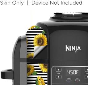 img 1 attached to 🌻 KRAFT'D Wrap for Ninja Foodi 6.5 Quart QT OP302 107 - Sunflower Sticker Cover