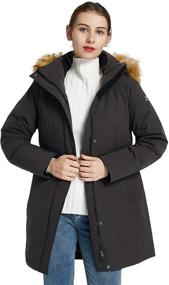 img 2 attached to Orolay Womens Hooded Windproof Castlerock Women's Clothing and Coats, Jackets & Vests