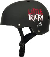 ultimate protection for kids: triple eight little tricky sweatsaver helmet, certified for skateboarding and biking logo