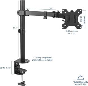 img 3 attached to VIVO Кронштейн для артикулирования монитора V101 для компьютера