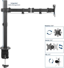 img 2 attached to VIVO Кронштейн для артикулирования монитора V101 для компьютера