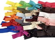 🎒 pack of 20 ykk number 4.5 coil handbag zippers - assorted colors, long pull, 22 inches - made in usa with vinyl bag logo