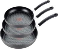 🍳 t-fal ultimate hard anodized nonstick fry pan cookware set - 8-inch, 10.25-inch, and 12-inch logo