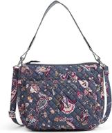 👜 stylish and versatile: vera bradley carson shoulder bag crossbody purse in cotton logo