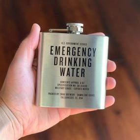 img 4 attached to 🥃 Unbreakable Stainless Whiskey Military Flask for Emergency Drinking