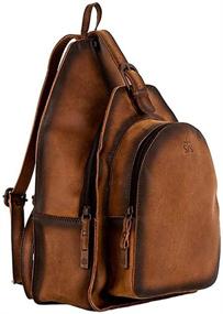 img 3 attached to 🎒 STS Ranchwear Women's Baroness Backpack: Chic Tornado Brown Design for Any Adventure, One Size