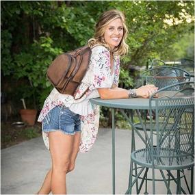 img 1 attached to 🎒 STS Ranchwear Women's Baroness Backpack: Chic Tornado Brown Design for Any Adventure, One Size