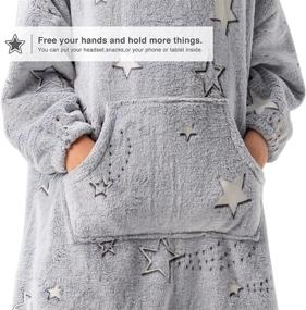 img 2 attached to Ultimate Comfort for Kids: Cozy Bliss Lightweight Oversized Sweatshirt Bedding