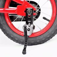 🚲 aishemi alloy bike bicycle kickstand: sturdy non-slip side stand for 14", 16", 18" kids bike logo