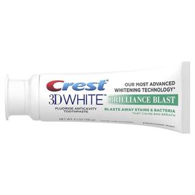 img 2 attached to Crest 3D White Brilliance Blast 🦷 Whitening Toothpaste, Energizing Mint - Boost Your Smile!