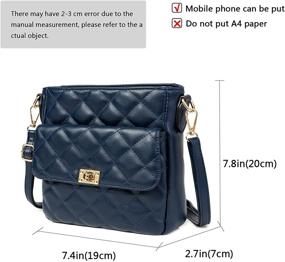 img 1 attached to Shoulder Lightweight Crossbody Pocketbooks Messenger Women's Handbags & Wallets in Shoulder Bags