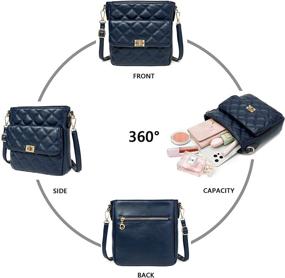 img 2 attached to Shoulder Lightweight Crossbody Pocketbooks Messenger Women's Handbags & Wallets in Shoulder Bags