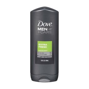 img 3 attached to 🚿 Dove Men Care, Extra Fresh, Pack of 3 Body & Face Wash, 13.52 Fl. Oz/400 ml Each