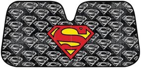 img 1 attached to BDK Superman Car Seat Covers, Floor Mats & Sunshade Gift Set - 14 Piece Official Licensed Auto Accessories Bundle (C1604)