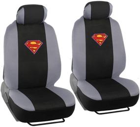 img 3 attached to BDK Superman Car Seat Covers, Floor Mats & Sunshade Gift Set - 14 Piece Official Licensed Auto Accessories Bundle (C1604)