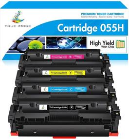 img 4 attached to 🖨️ High Capacity Canon 055H Toner Cartridge Replacement - TRUE IMAGE Compatible for Canon Color ImageCLASS MF743Cdw MF741Cdw MF746Cdw MF743 Printer (Black Cyan Magenta Yellow, 4-Pack)